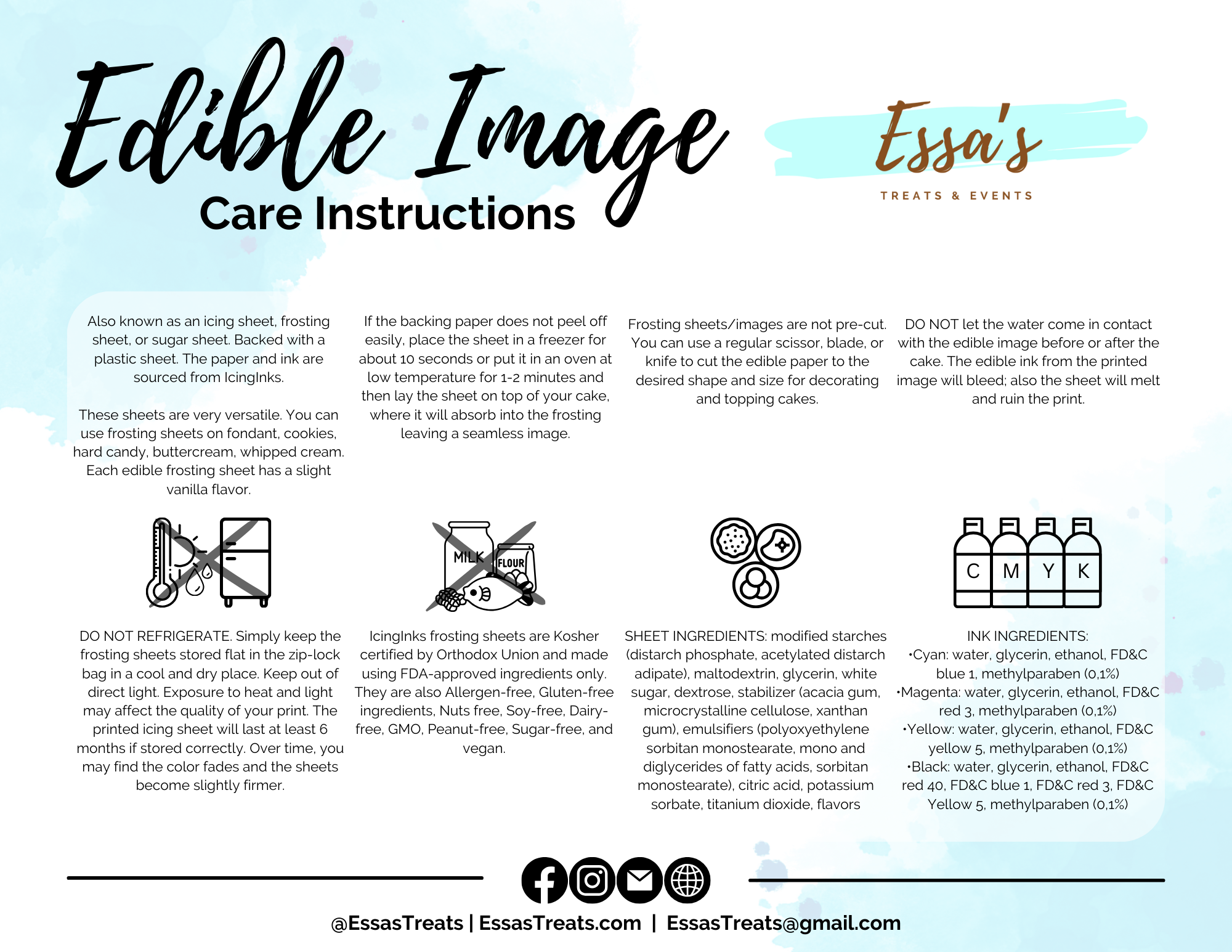 cake-care-instructions-essa-s-treats-events-llc for Free Printable Cake Care Instructions Cake Care Instructions | Essa's Treats & Events LLC for Free Printable Cake Care Instructions